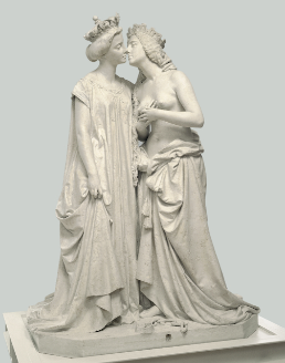 Vincenzo Vela
Italien dankt Frankreich
1861-62 / Original-Gipsmodell