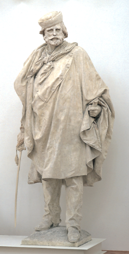 Vincenzo Vela
Giuseppe Garibaldi. Monument à Garibaldi
et aux Journées de Côme de 1848
1888-89 / plâtre original
