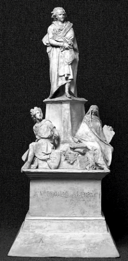 Vincenzo Vela
Monumento a Vittorio Alfieri
1854 / gesso