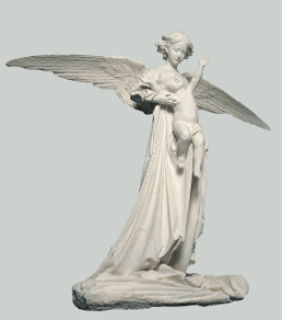 Vincenzo Vela
L’angelo custode. Monumento funerario di Tito Pallestrini
1856 / gesso