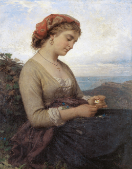 Bartolomeo Giuliano
Ritornerà egli? (o La margherita)
1871 / olio su tela